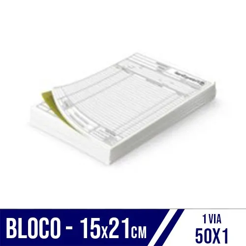 Bloco 15x21 | 1 Vias | 50x1