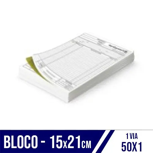Bloco 15x21 | 1 Vias | 50x1